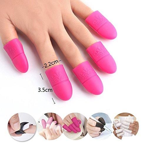 Nail Art Силиконовые колпачки для снятия гель-лака.