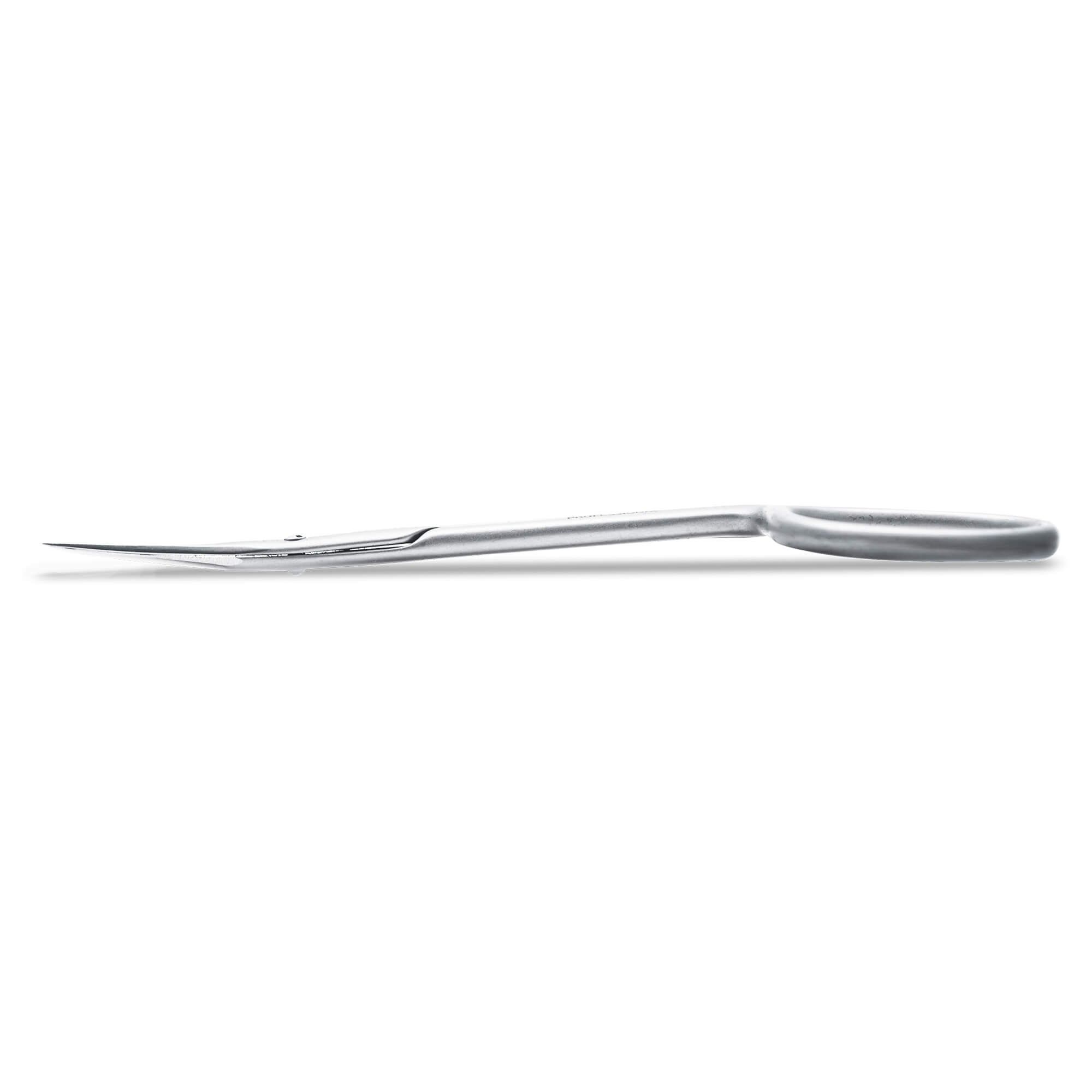 Nippon Nippers Ножницы маникюрные для кутикулы с изогнутыми ручками / S-02W, 107 мм