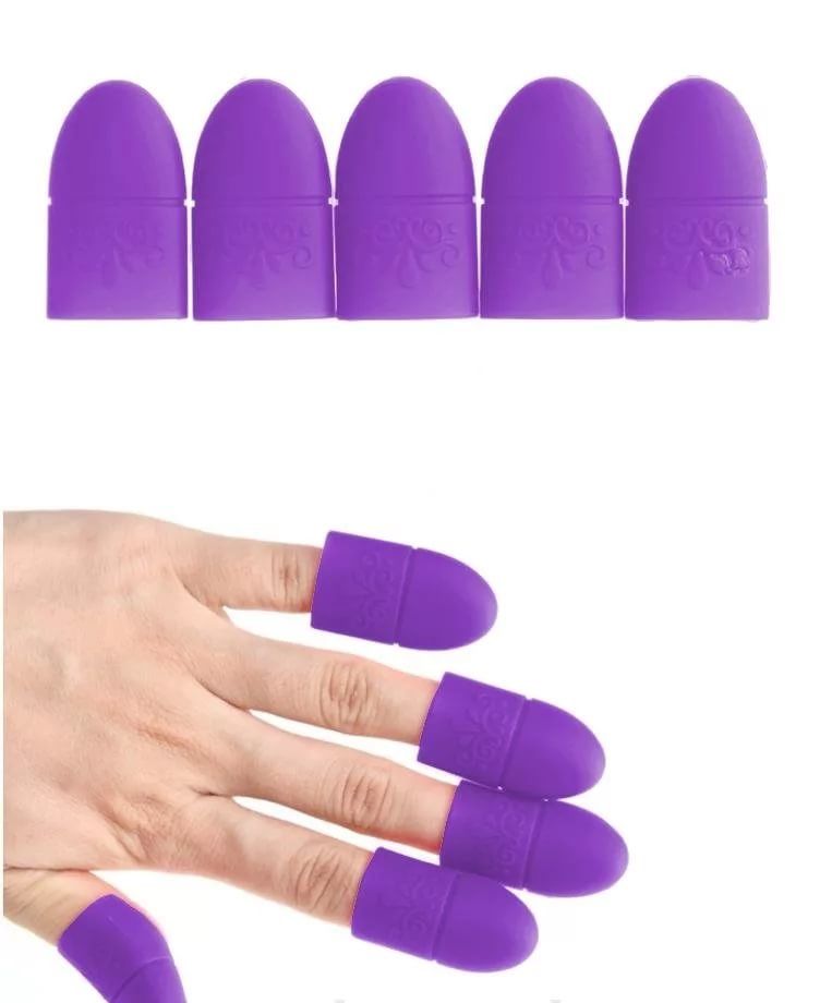Nail Art.. Силиконовые колпачки для снятия гель-лака