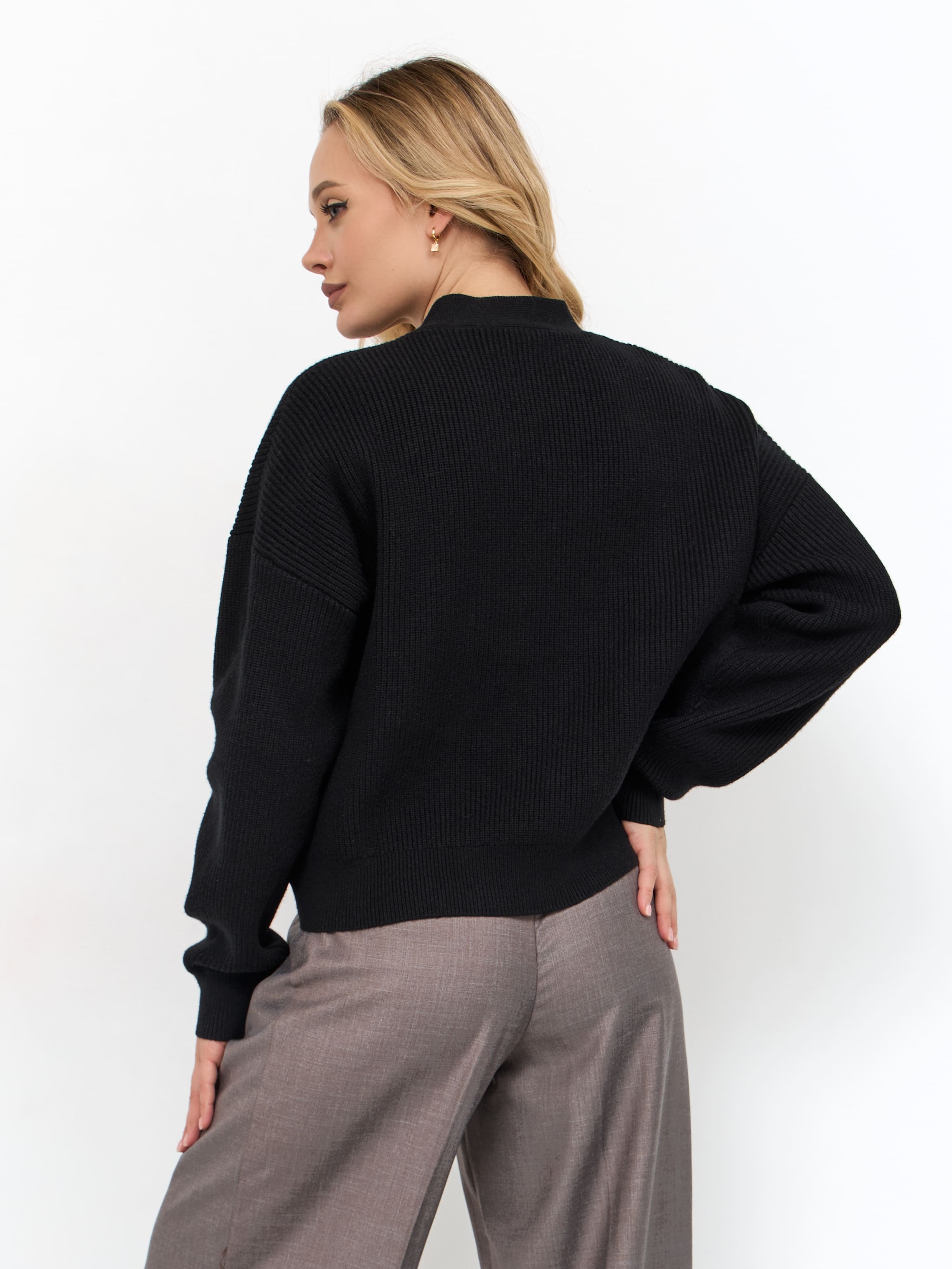 Жакет женский трикотажный KATHARINA KROSS KK-JTR-Y301-Z (черный)