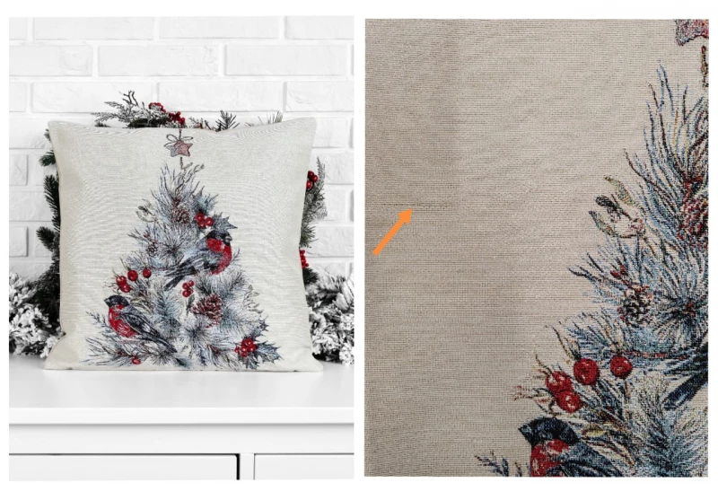 Outlet Снегири Елка Наволочка 45х45 см 2518580