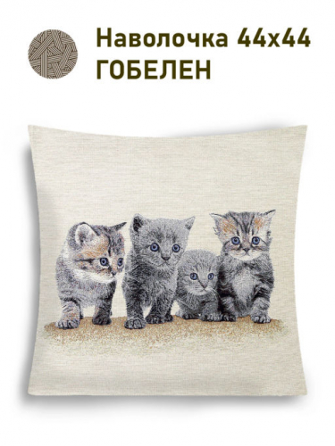 Котята британец Наволочка 44х44 см 2517357 NEW
