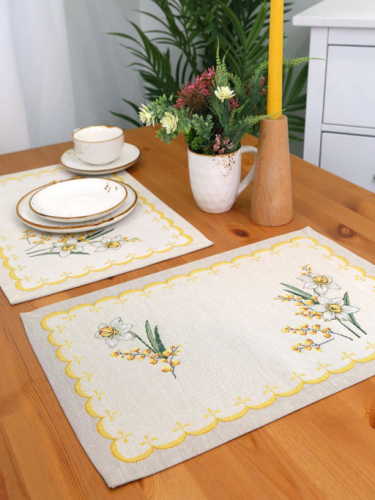 Нарциссы Комплект салфеток 2шт 35х45 см 2517374 NEW