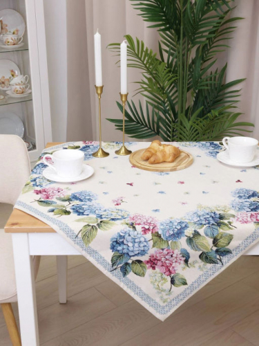 Гортензия бордюр Салфетка 90х90 см 2517423 NEW