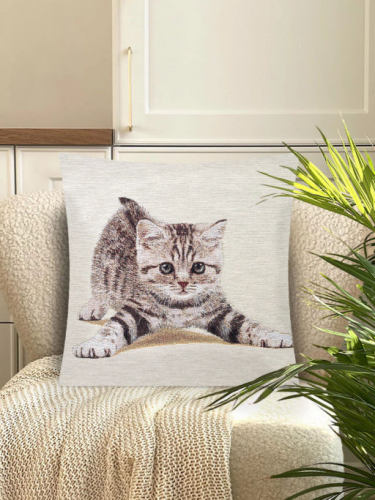Игривый котенок Наволочка 42х43 см 2500058