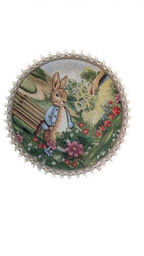 Зайки 2 Салфетка круг д32 см Н/Р 2517719