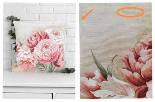 Outlet Английский сад Пионы Le Gobelin Наволочка 45х45 см 2518405