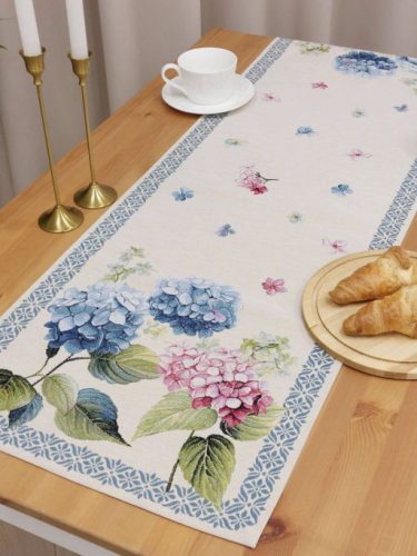 Гортензия бордюр Салфетка 44х140 см 2413782 New