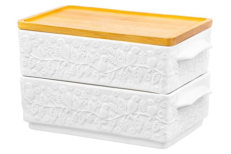 Набор 2 блюд д/холодца 800 мл 20,5*12*12 см