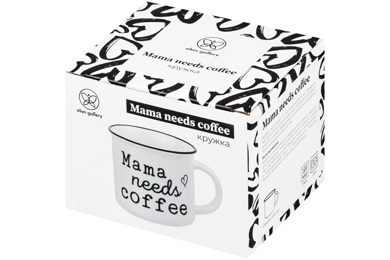 Кружка 400 мл 12*9,5*8,5 см