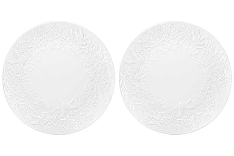 Набор тарелок для закуски 2 пр. 23*23*2,5 см