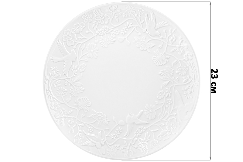 Набор тарелок для закуски 2 пр. 23*23*2,5 см