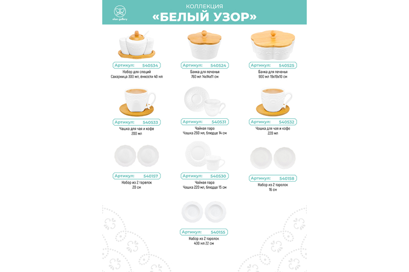 Набор тарелок для закуски 2 пр. 20,5*20,5*1,8 см