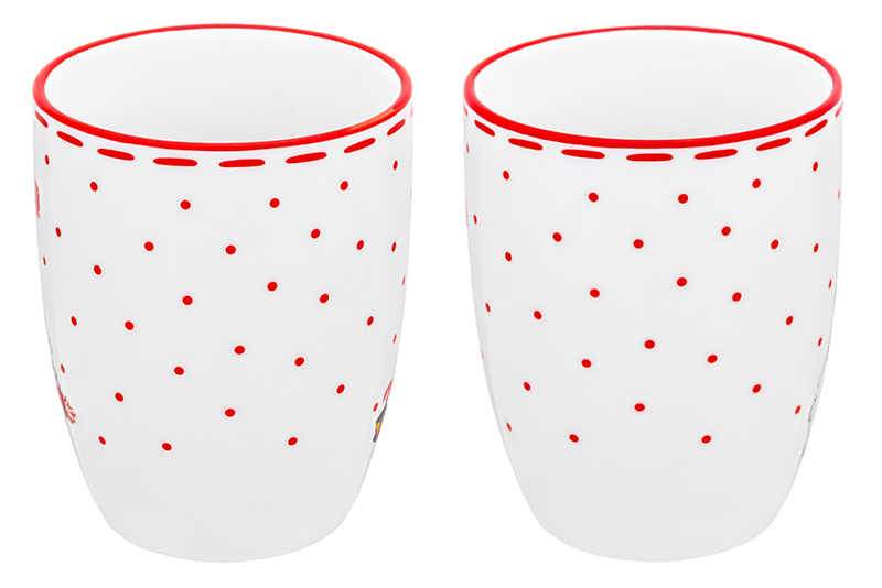 Набор 2 кружек 340 мл 11,5*8,2*10 см