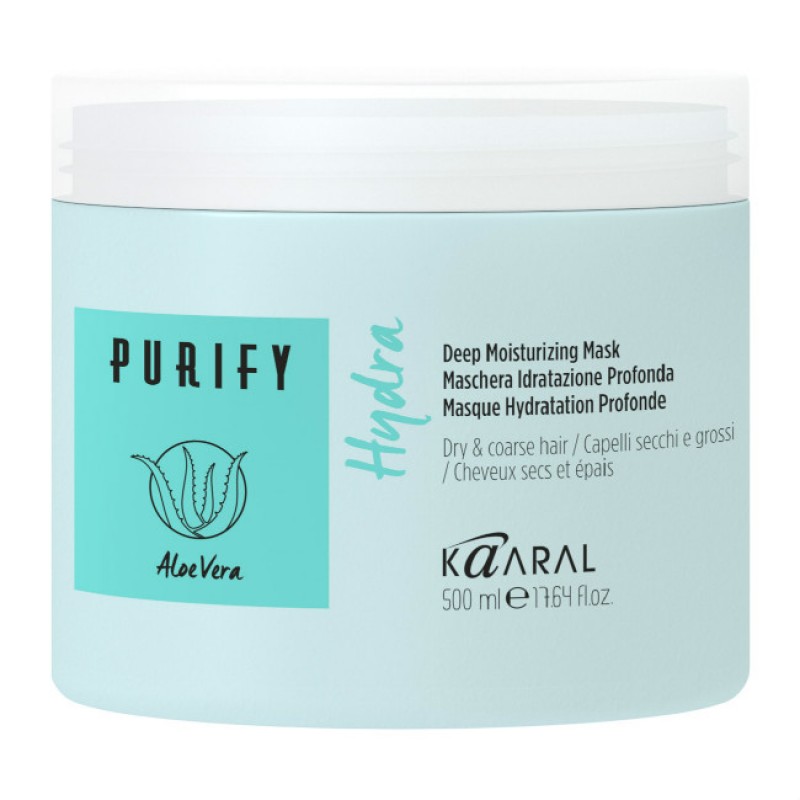 Маска увлажняющая для волос питательная интенсивная,Hydra Purify-Deep nourish mask, 500 мл.