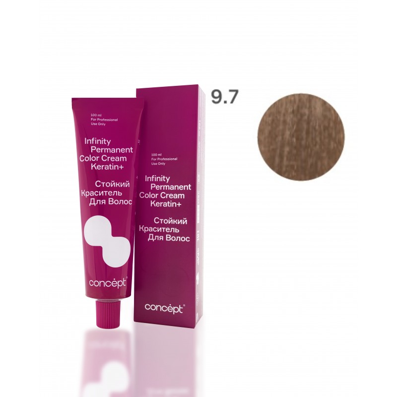 9.7 Светлый блондин коричневый Infinity, 100 мл
