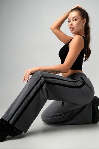 Женские брюки из футера двухнитки Happyfox