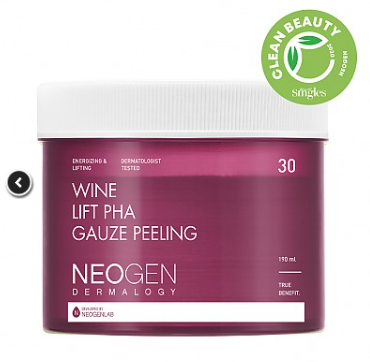 Пэды с вином WINE LIFT PHA GAUZE PEELING (190 мл/30 шт)