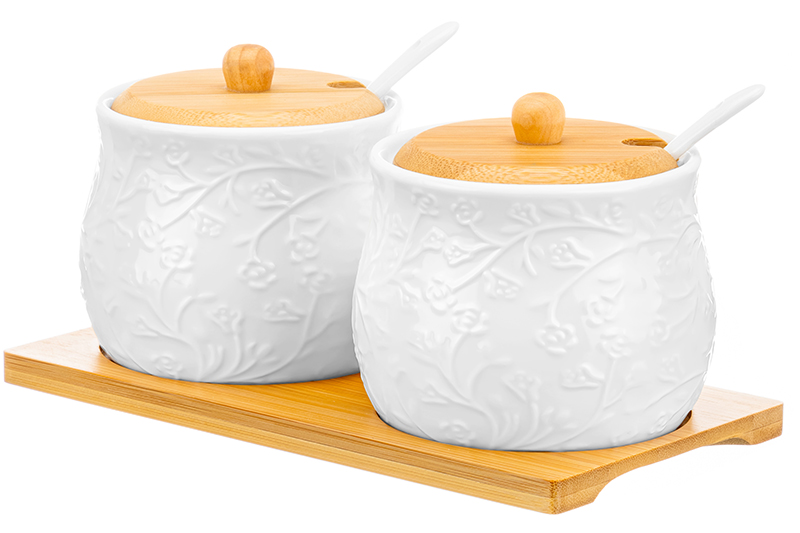 Набор 2 банок д/хранения 320 мл 19,5*10*9,5 см