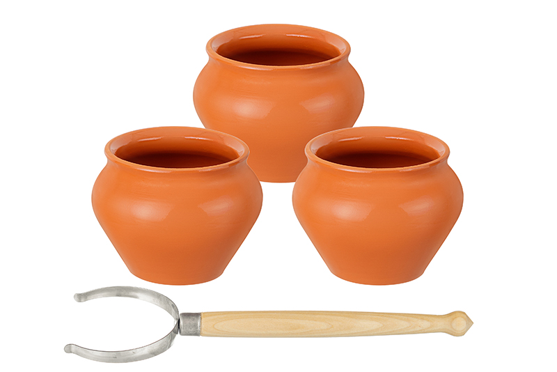 Набор 3-х горшков 600 мл 12,5*12,5*12 см