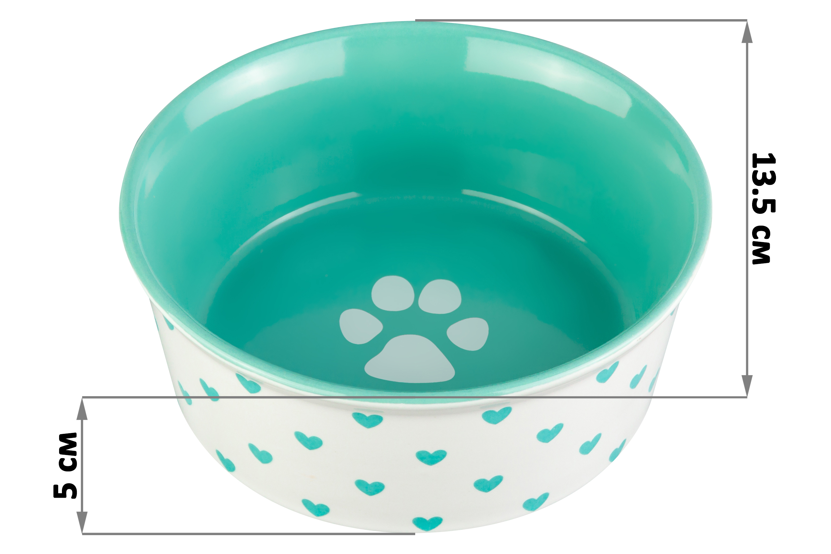 БЫЛО 402 руб! Миска для домашних питомцев 400 мл 13,5*13,5*5 см