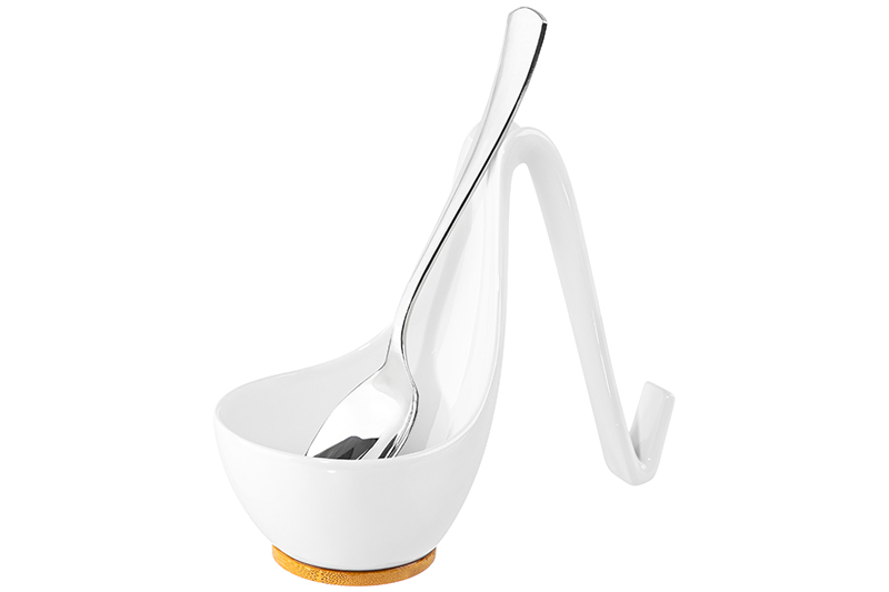 Подставка под ложку 19*10*16 см на бамбуковой подставке