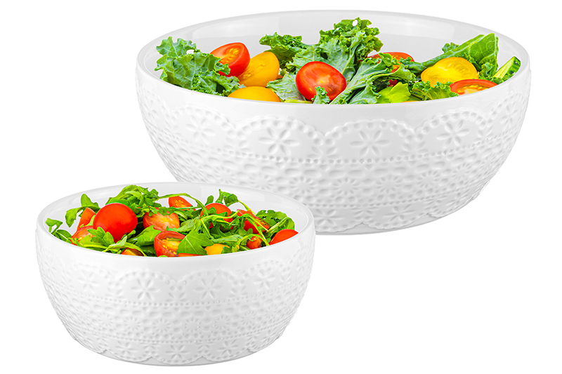 БЫЛО 1097 руб! Набор 2 салатников 14*14*6 см 600 мл и 20*20*7,5 см 1,5 л