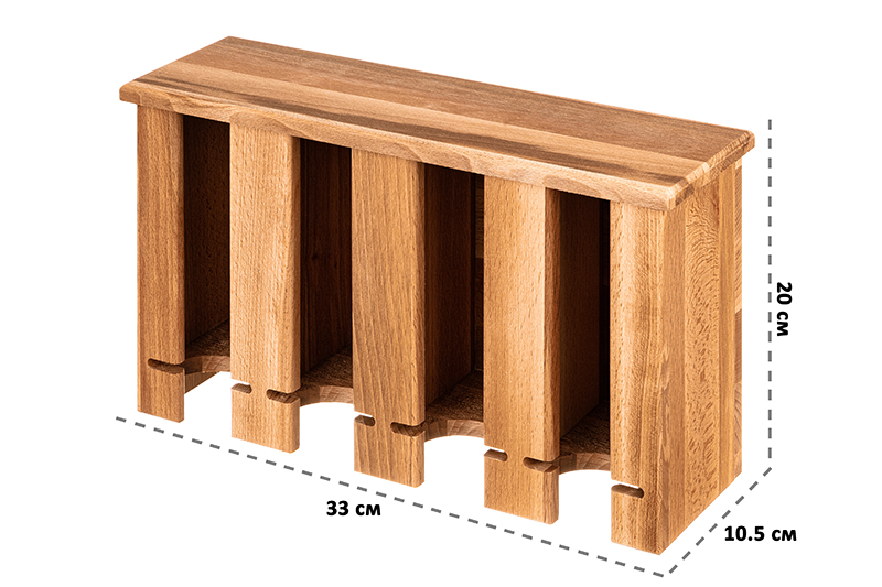 БЫЛО 2348 руб! Подставка для чайных пакетиков 33*10,5*20 см с 4-мя отделениями, вертикальная с откидной крышкой