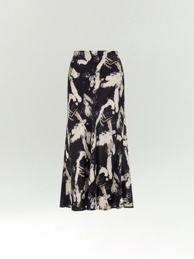 Юбка миди из 100% вискозы с принтом ,
100% вискоза ,