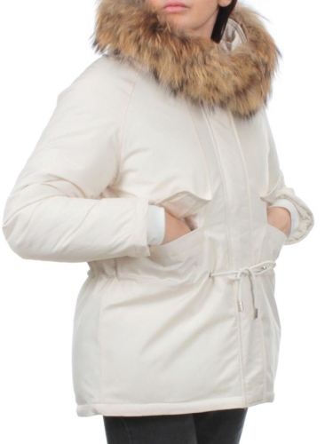 7350 MILK WHITE Куртка зимняя женская (200 гр. холлофайбер)