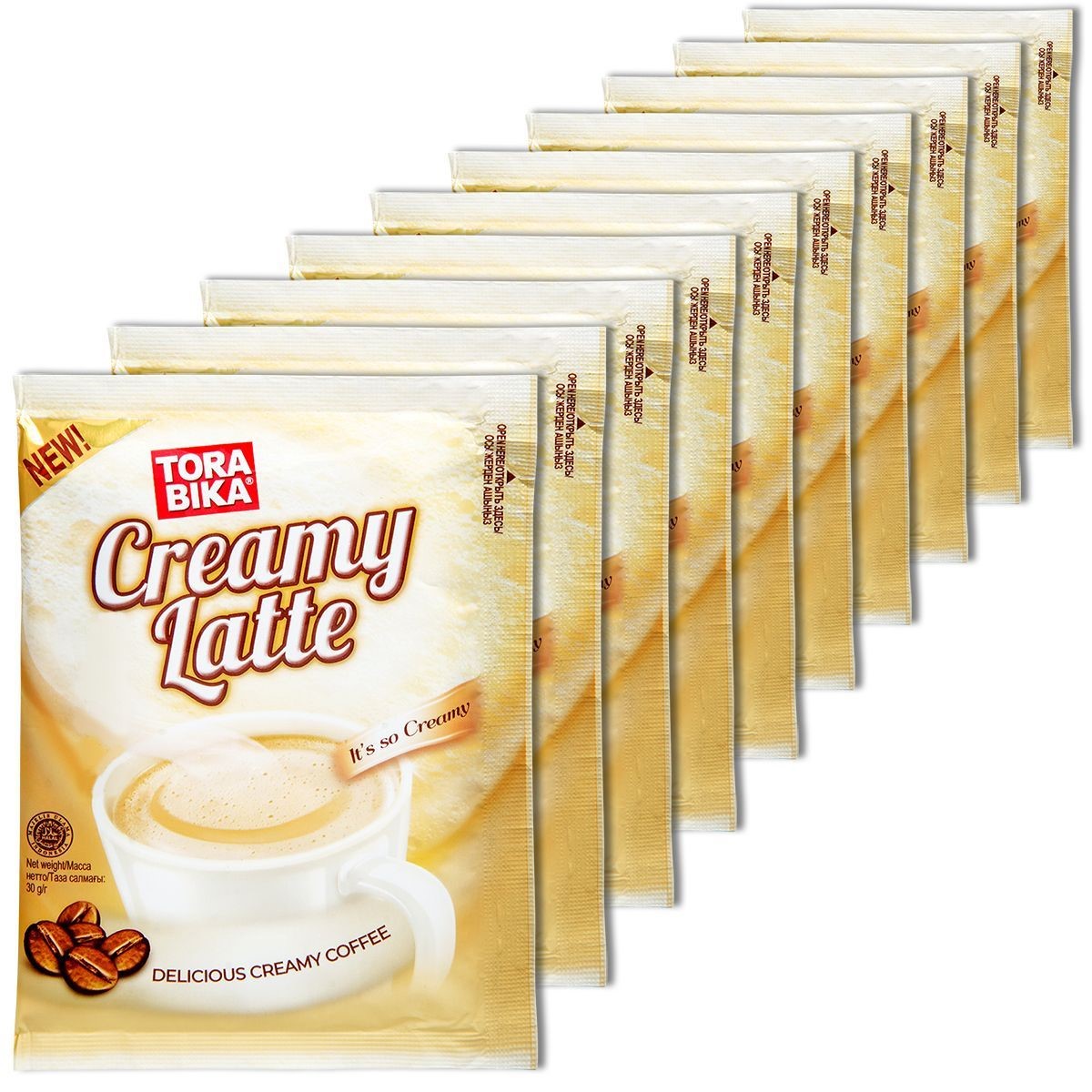 Кофейный напиток TORABIKA CREAMY LATTE (лента 10 шт х 30 гр)