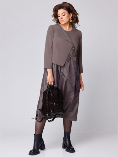 Платье Mishel Style 1209-Р какао
