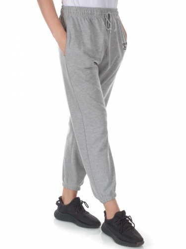 J-01 GRAY Брюки спортивные женские (85% хлопок, 15% полиэстер)