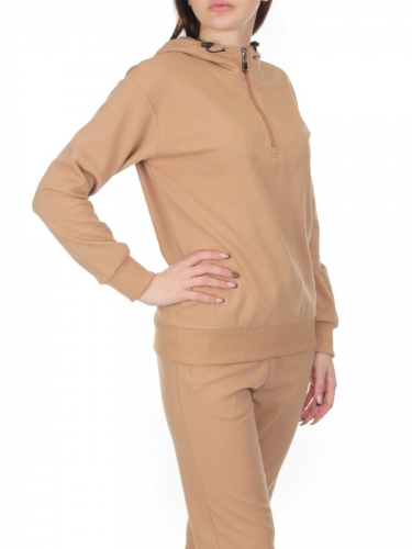 NO06 BEIGE Костюм спортивный женский (хлопок 90%, полиэстер 10%)