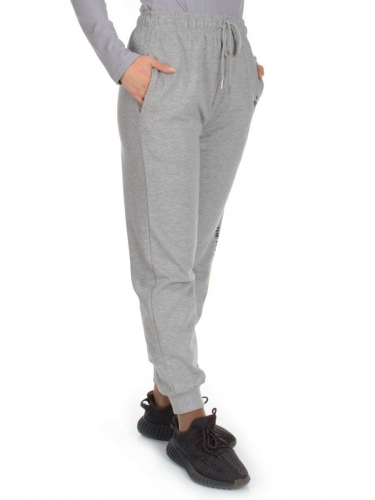 Q-03 GRAY Брюки спортивные женские (85% хлопок, 15% полиэстер)