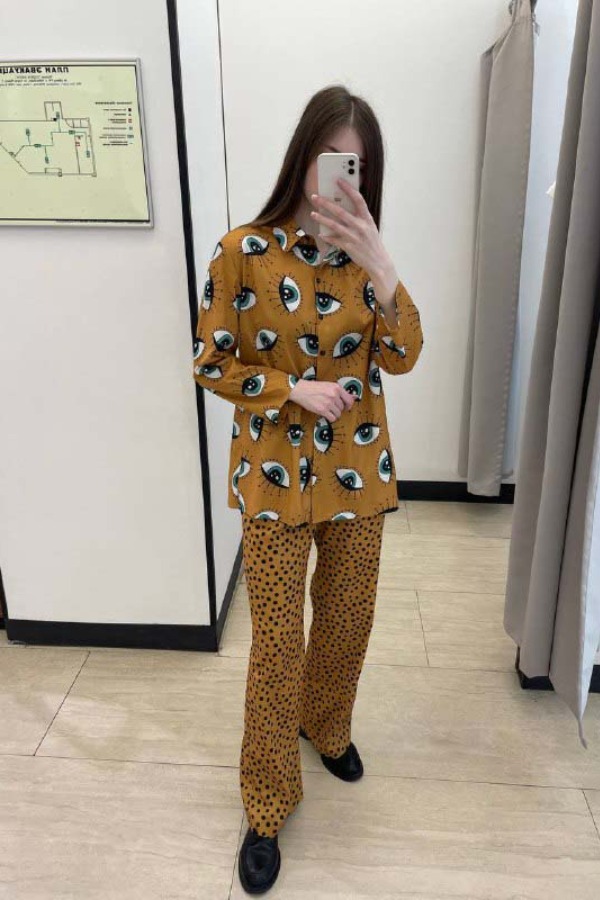 Ст.цена 2900р О-332 Рубашка и брюки. Уцененный товар