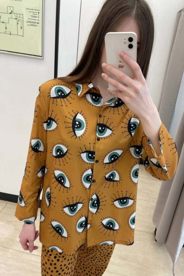 Ст.цена 2900р О-332 Рубашка и брюки. Уцененный товар