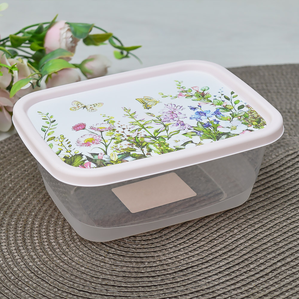 Контейнер для продуктов 0,85л прямоугольный