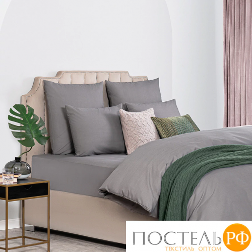 SLEEP IX САКАИ сер Простыня 180х220, 1 пр, хл