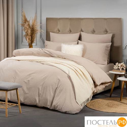 PRIME PRIVE СМОГЕН беж КПБ 175х205-1/240х260-1/50х70-2/70х70-2, 6 пр., хл.