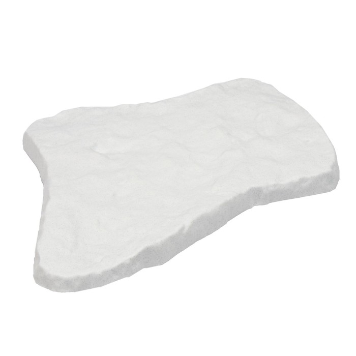 Модульное покрытие, 48×42 см, пластик, светлый мрамор, «Камень № 1», 1 шт.