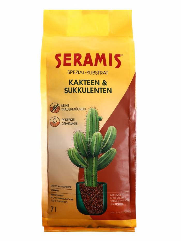 Гранулят для Кактусов и суккулентов Seramis, 7 л