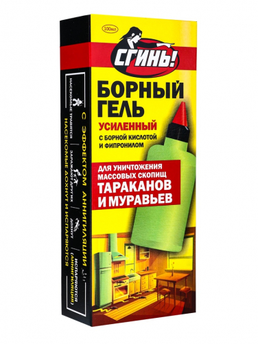 Средство от тараканов Дохлокс «Сгинь» №76, гель, борный, усиленный, флакон, 100 мл