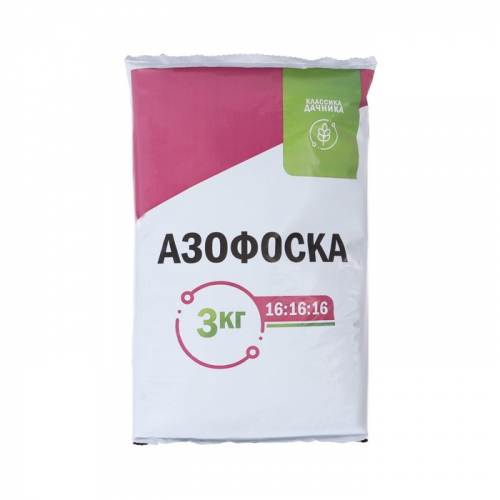 Удобрение минеральное Азофоска Нов-Агро (нитроаммофоска),  3 кг