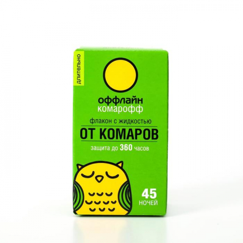 Дополнительный флакон-жидкость от комаров «Комарофф», без запаха, 45 ночей