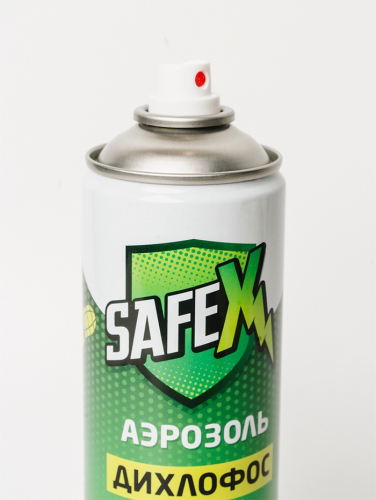 Аэрозоль дихлофос от комаров, клопов, тараканов и других насекомых SAFEX, 400 мл