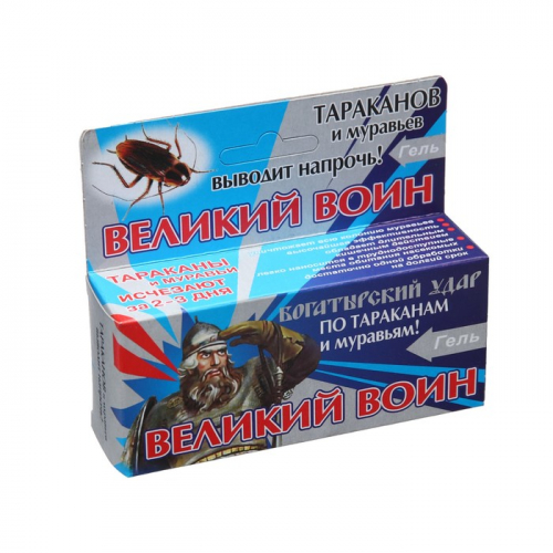 Средство от тараканов «Великий Воин», гель, 45 г