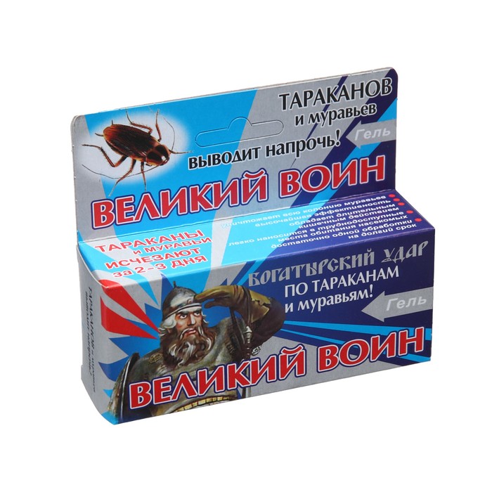 Средство от тараканов «Великий Воин», гель, 45 г