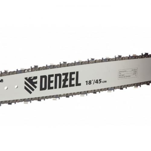 Пила цепная Denzel DGS-5218, 3.5 л.с, шина 450 мм, шаг 0.325