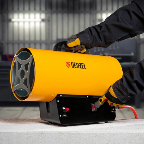 Пушка газовая тепловая DENZEL GHG-30 96479, пропан-бутан, 900 м3/ч, 30 кВт
